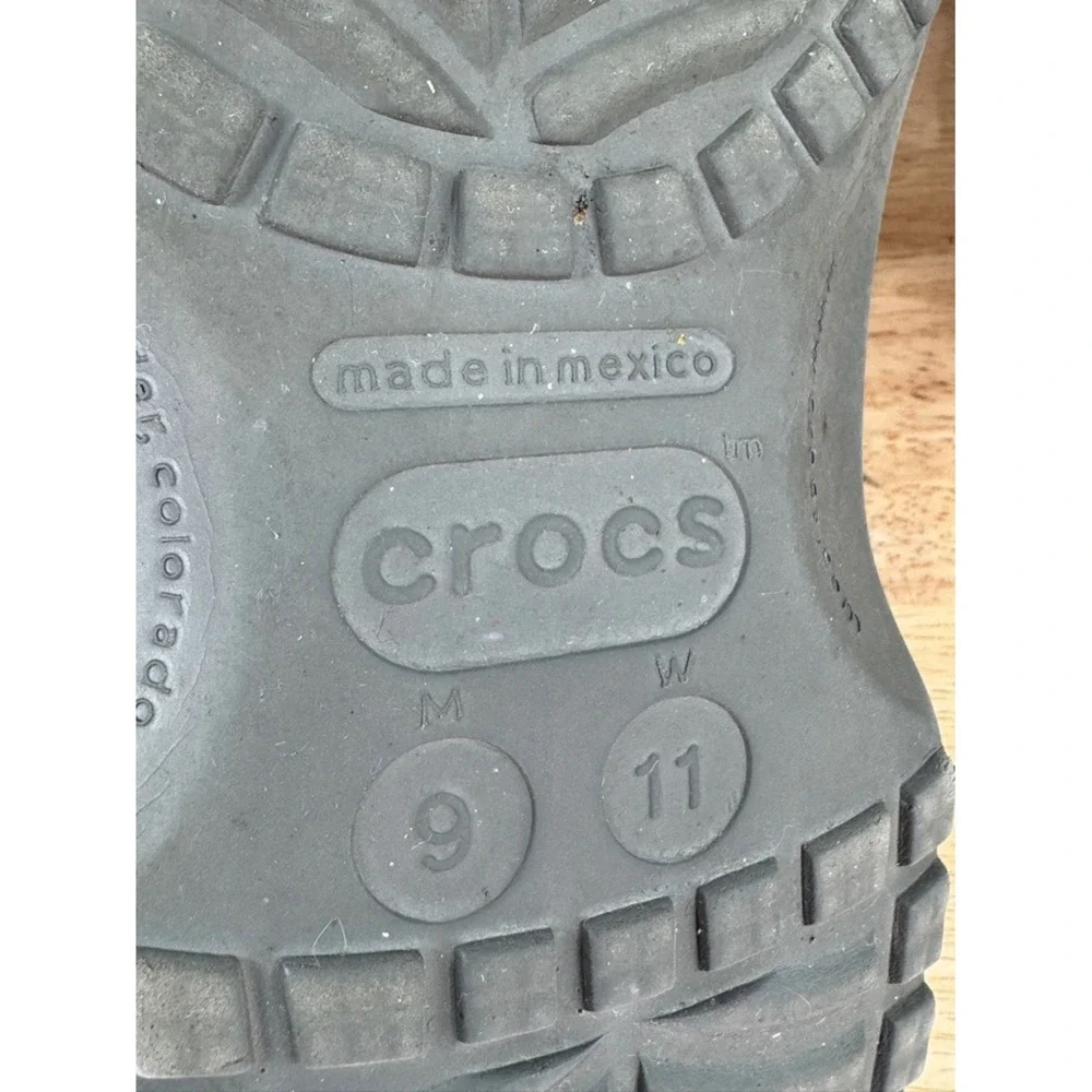 Crocs Classic Slip On Clog Sandals‎ Slate Grey 9 Men 11 Women